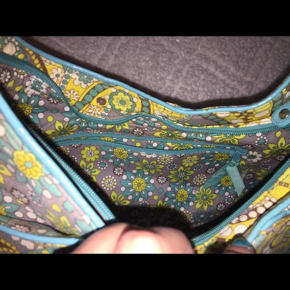 Vera Bradley Lemon Parfait Pattern Shoulder Purse - Picture 5 of 6
